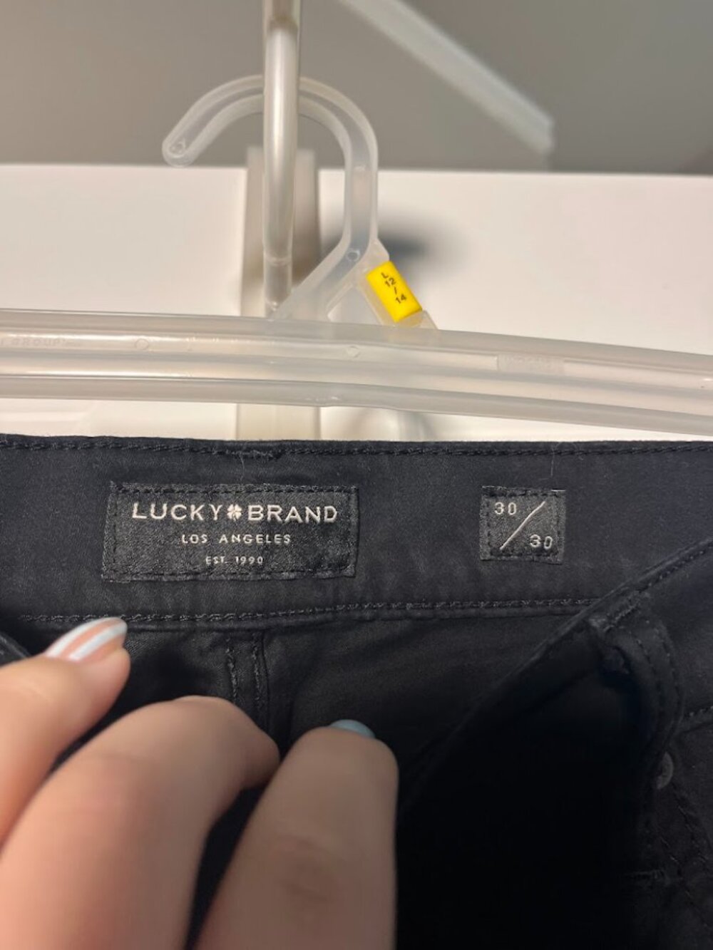 Lucky Brand Mens Black Straight Leg Jeans 30x30 - Picture 4 of 5